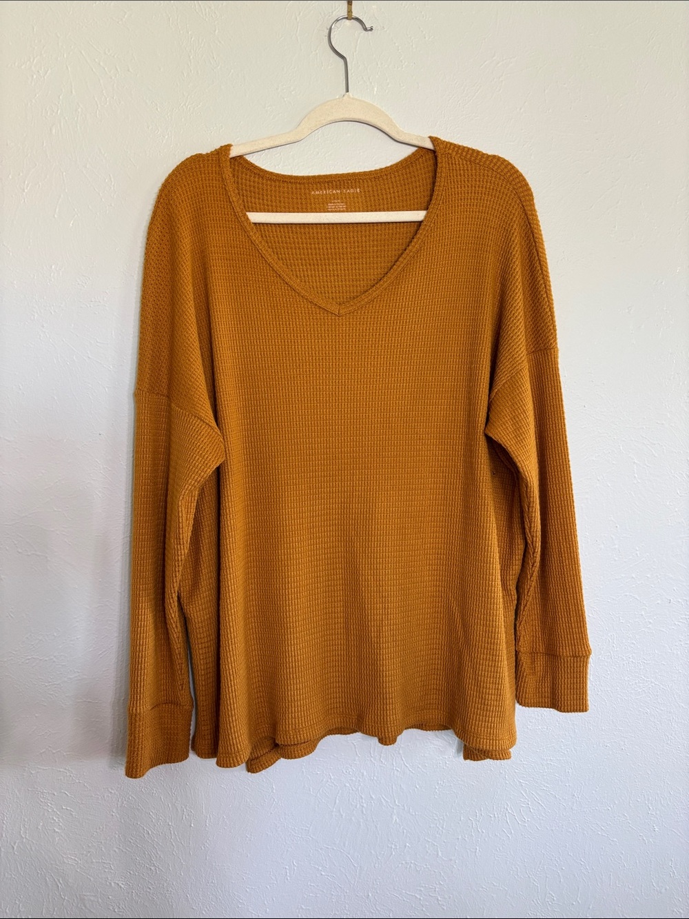 American Eagle Outfitters Mustard Knit Sweater